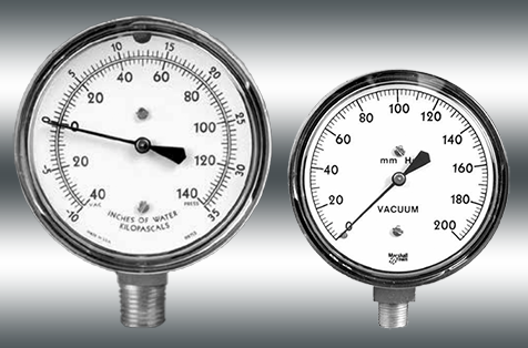 Marsh Low Pressure Diaphragm Gauges